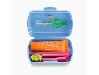 CURAPROX Travel set (1x zubná kefka, 2x medzizubná kefka CPS, 1x zubná pasta 10 ml) 1x1 set