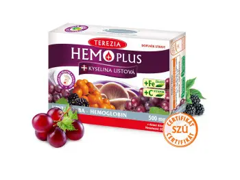 TEREZIA HEMOPLUS + KYSELINA LISTOVÁ cps 50+10 zadarmo (60 ks)