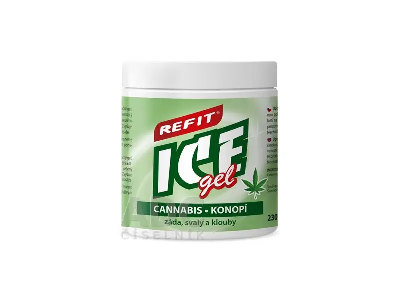 REFIT ICE GEL CANNABIS - KONOPÍ 230 ml