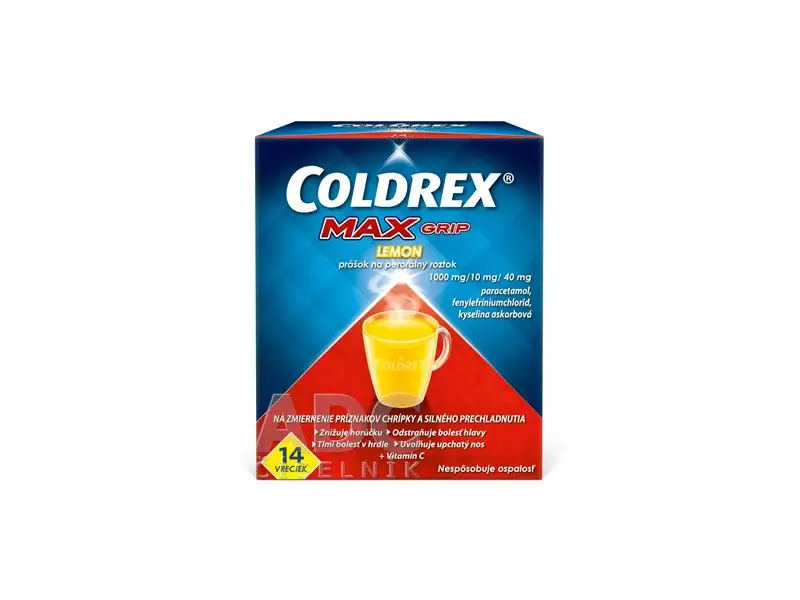 Coldrex MaxGrip 14 ks Citrón