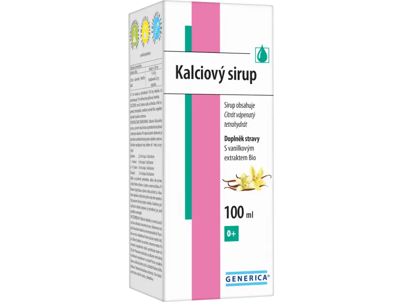 GENERICA KALCIOVÝ SIRUP 100 ml