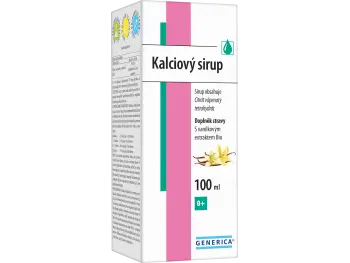 GENERICA Kalciový sirup s vanilkovým extraktom 1x100 ml