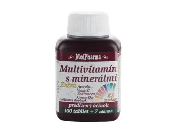 MedPharma MULTIVITAMIN S MINERÁL. EXTRA 42 ZLOŽIEK tbl 100+7 zadarmo