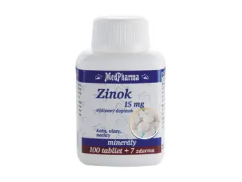 MedPharma ZINOK 15 mg tbl 100+7 zadarmo