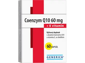 GENERICA Koenzym Q10 60 mg + Vitamin E 60 ks