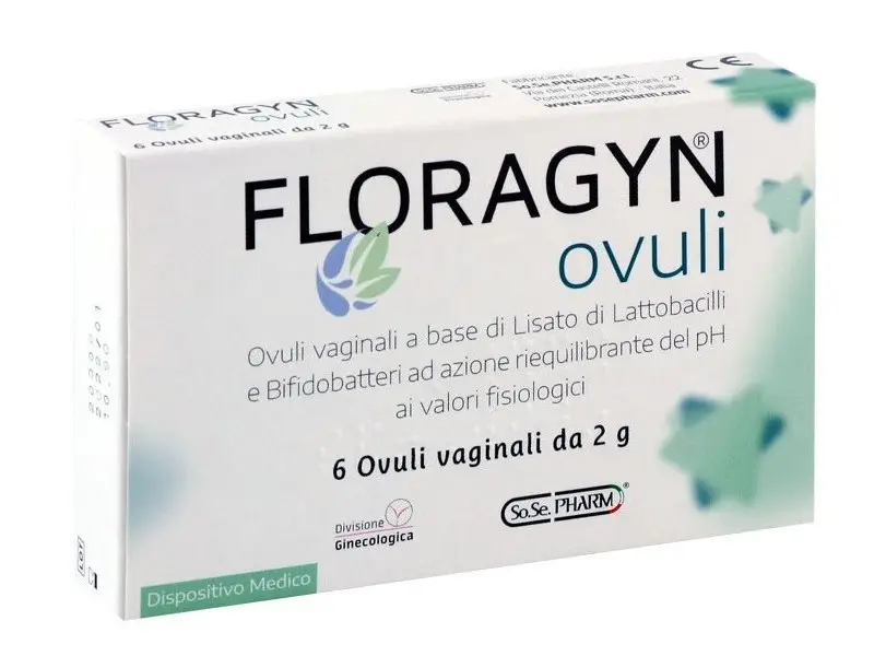 FLORAGYN VAGINÁLNE ČAPÍKY 6 KS