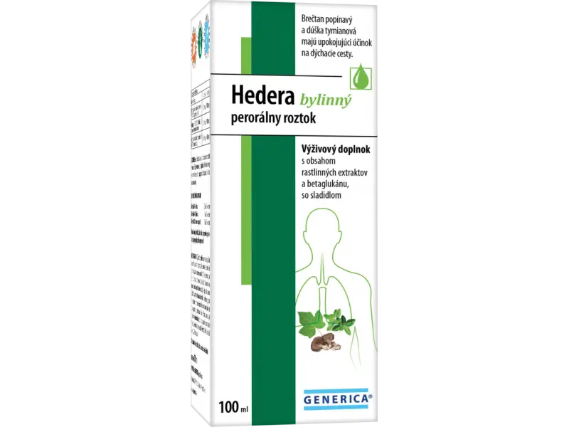 GENERICA HEDERA BYLINNY ROZTOK 100ML