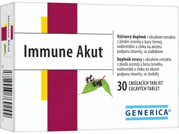 GENERICA Immune Akut 30 cmúľacích tabliet