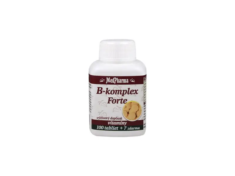 MedPharma B-komplex Forte tbl 100+7 zadarmo