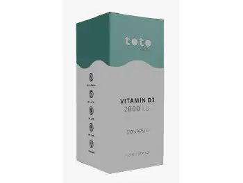 TOTO VITAMÍN D3 2000 I.U. 1x120 ks