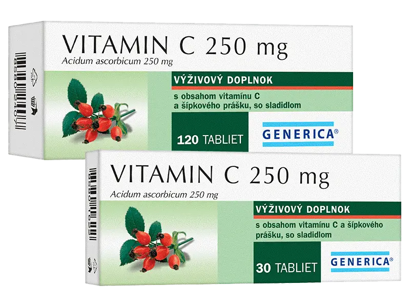 GENERICA Vitamin C 250mg tbl. 30