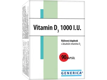 GENERICA VITAMIN D3 1000IU 90tbl