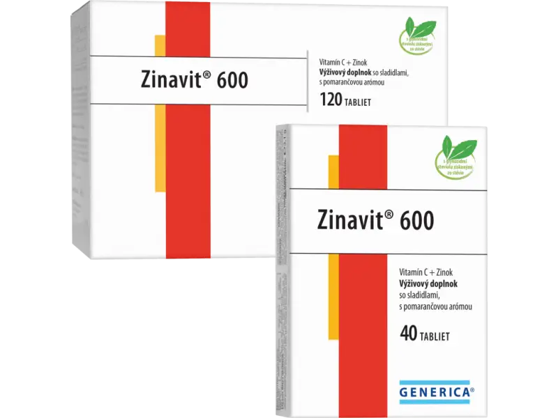 GENERICA Zinavit 600 pomaranč 40tbl