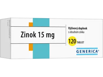 GENERICA Zinok 15mg 120tbl