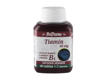 MedPharma TIAMÍN 50 mg (vitamín B1) tbl 60+7 zadarmo