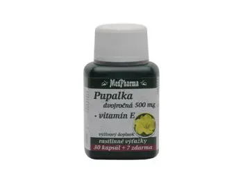 MedPharma PUPALKA DVOJROČNÁ 500MG, VITAMÍN E cps 30+7 zadarmo