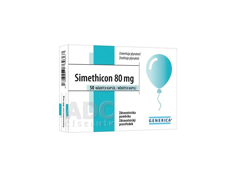 SIMETHICON cps 50x80 mg