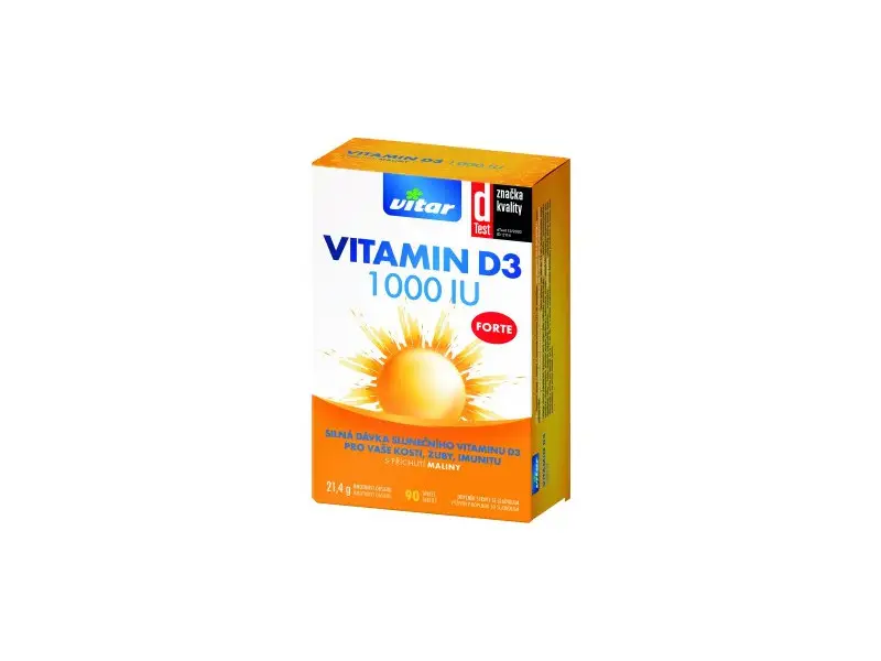 Revital Vitamín D3 FORTE 1 000 IU, 90ks