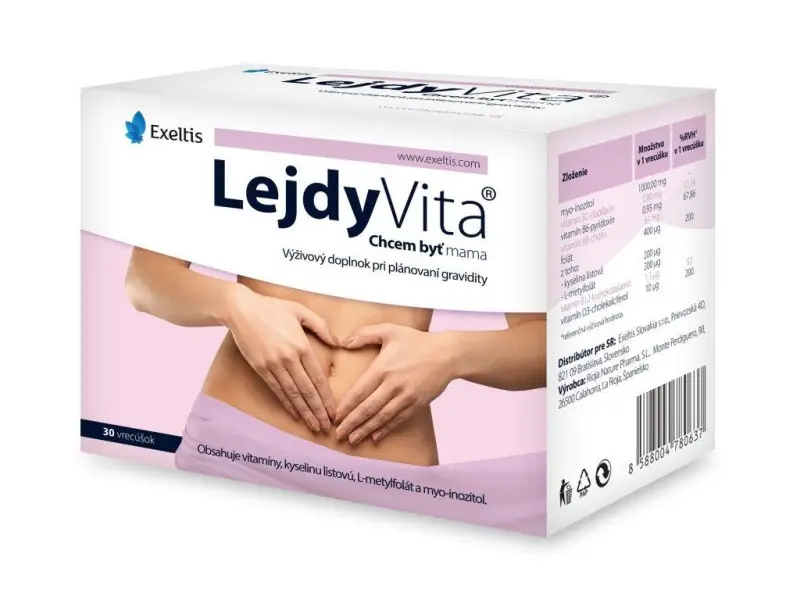 Ladeepharma Lejdyvita Chcem byť mama 30 vrecúšok