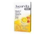 ASCORVITA MAX tbl vitamín C, D a zinok 30 ks
