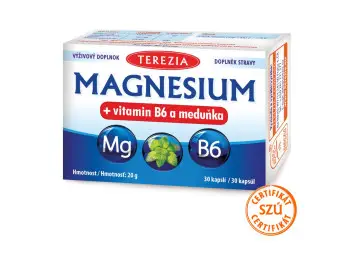 TEREZIA MAGNESIUM + B6 a medovka, 30cps