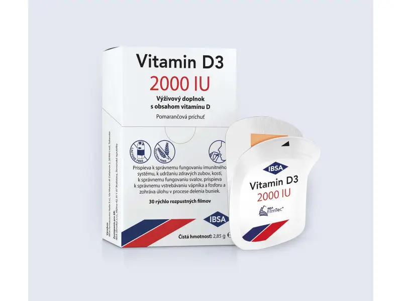 VITAMIN D3 2000IU 30KS POMARANČ