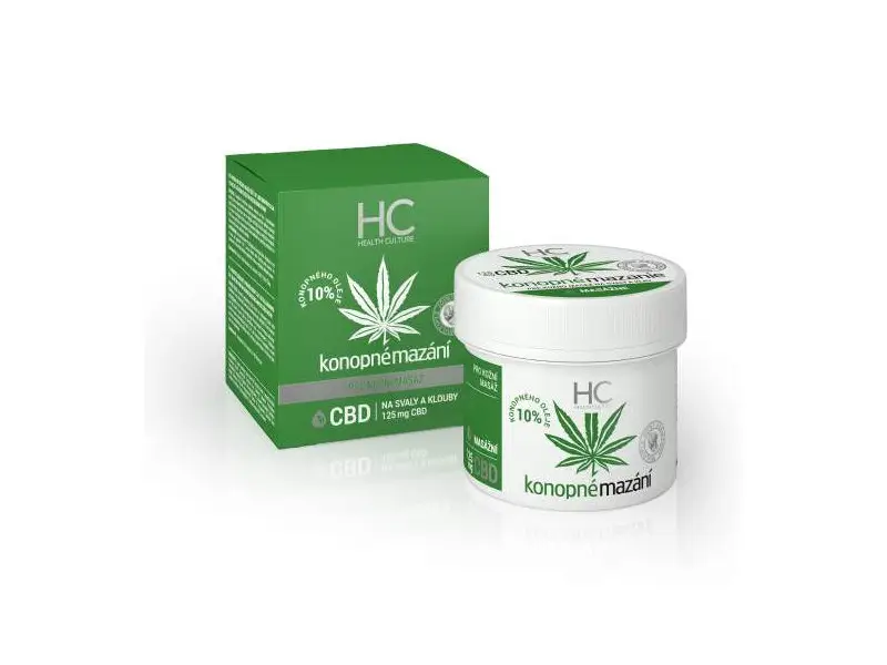 HEALTH CULTURE Konopné mazanie 10% s CBD 125 ml