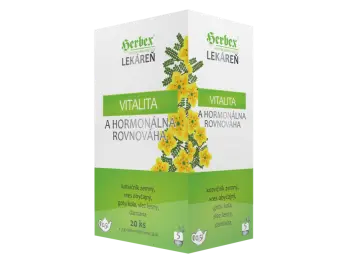 HERBEX Lekáreň VITALITA a hormonálna rovnováha bylinná zmes, čaj 20x3 g