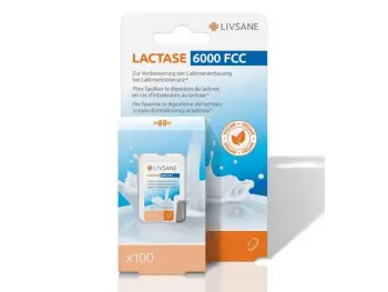 LIVSANE Laktázové tablety 6000 FCC tbl 1x100 ks