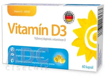 Vitamín D3 2000 IU - Sirowa cps 1x60 ks