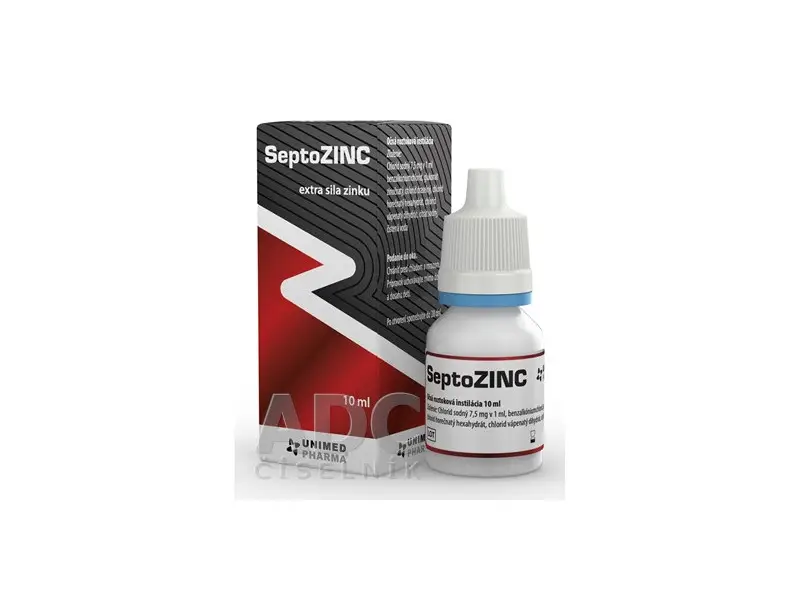 SeptoZINC očná roztoková instilácia 1x10 ml