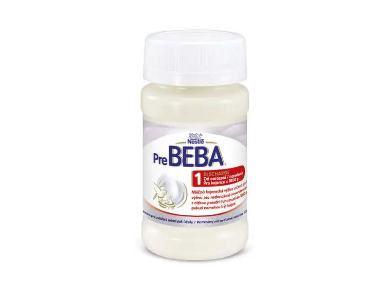 PreBEBA 1 DISCHARGE mliečna dojčenská výživa (pre novorodencov do 1800 g) 1x90 ml