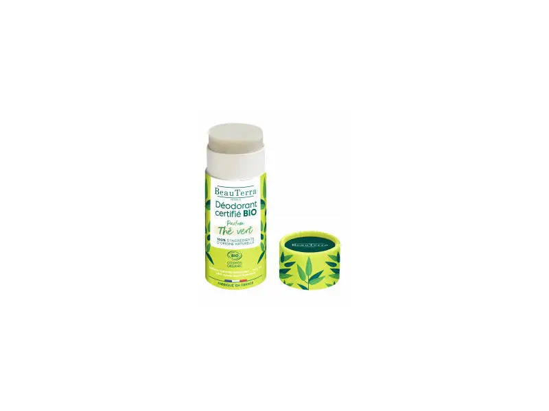 Beauterra Organický Dezodorant bez plastu Zelený čaj 50 g
