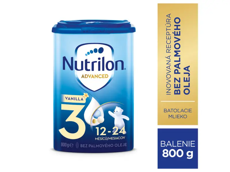 Nutrilon Advanced 3 VANILKA batoľacia mliečna výživa 800 g