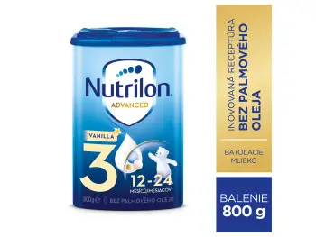 Nutrilon Advanced 3 VANILKA batoľacia mliečna výživa 800 g