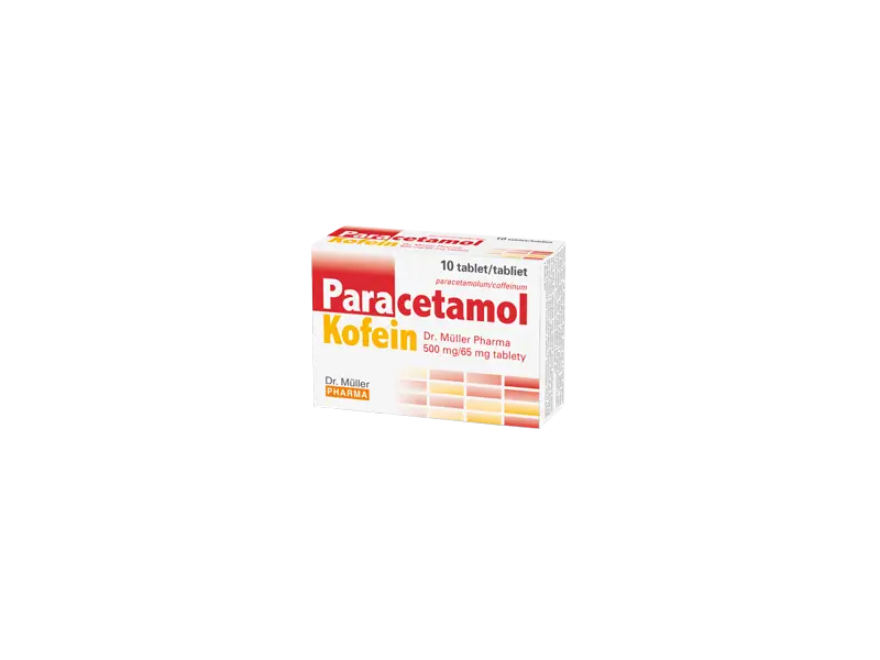 Paracetamol Kofein Dr. Müller Pharma 500 mg/65 mg  10 ks