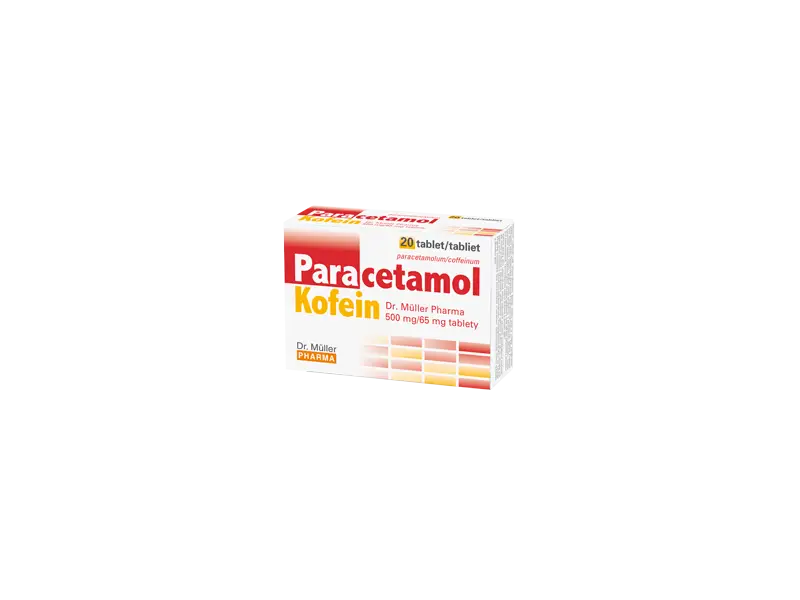 Paracetamol Kofein Dr. Müller Pharma 500 mg/65 mg  20 ks