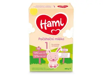 HAMI 1 Počiatočné dojčenské mlieko od narodenia do 6 mesiacov 600 g