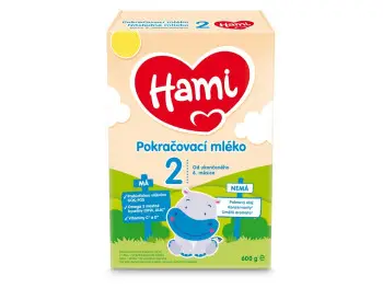 Hami 2 Následné mlieko dojčenská mliečna výživa od 6mes 600 g