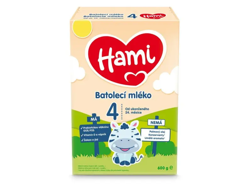 HAMI 3 Batoľacie mlieko 600 g