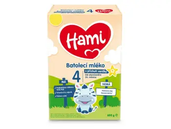 HAMI 4 VANILKA Batoľacie mlieko od ukonč. 24. mesiaca 600 g
