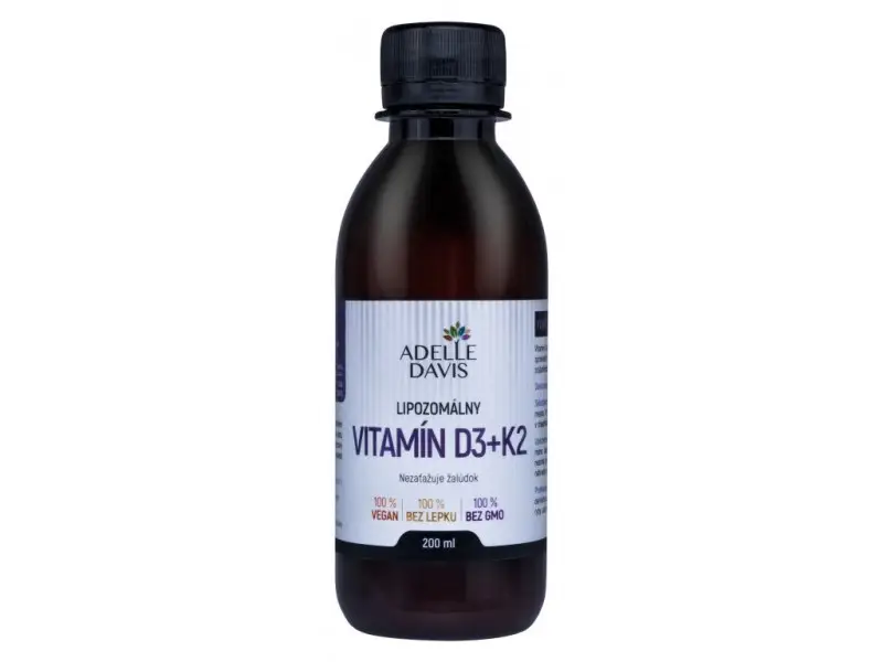 Adelle Davis Lipozomálny VITAMÍN D3+K2 1x200 ml