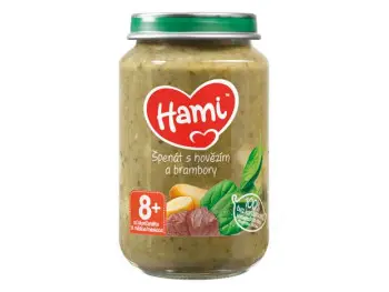 Hami príkrm Špenát s hovädzím a zemiakmi (od ukonč. 8. mesiaca) 1x200 g