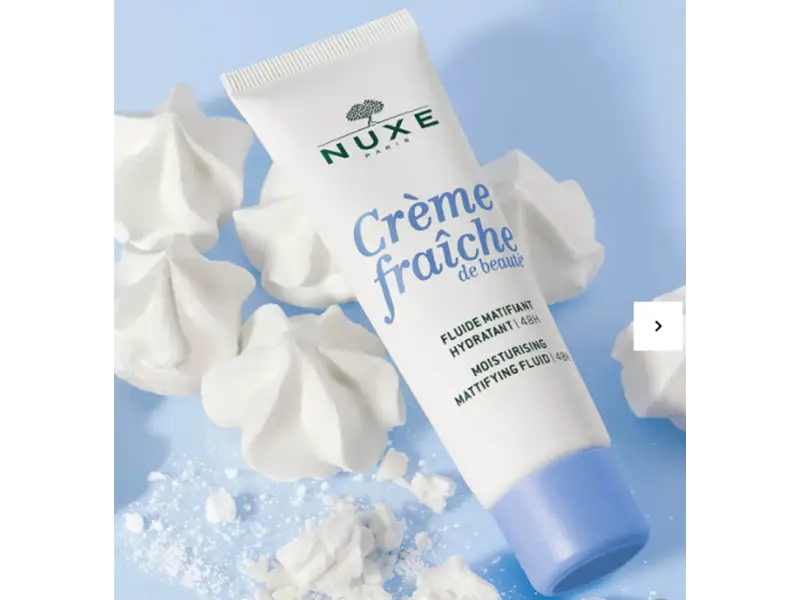  NUXE Crème Fraîche Light Hydratačná 24H emulzia pre zmiešanú a citlivú pleť, 1x50 ml