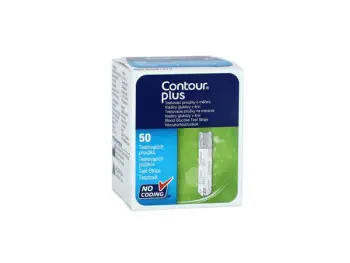 Contour Plus testovacie prúžky 50 ks