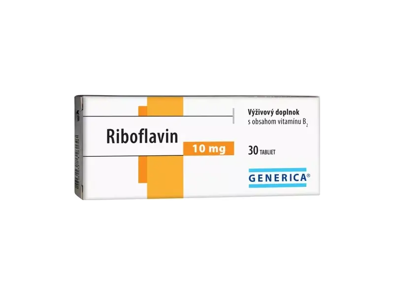 Generica RIBOFLAVIN 10 mg 30 ks