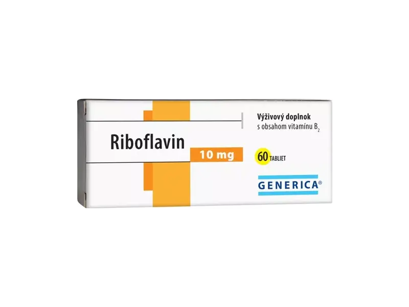 Generica RIBOFLAVIN 10 mg 60 ks