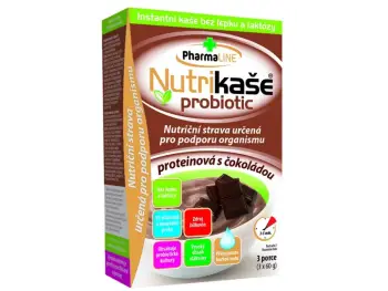 NUTRIKAŠA PROBIOTIC PROTEINOVÁ S ČOKOLÁDOU 3x60g