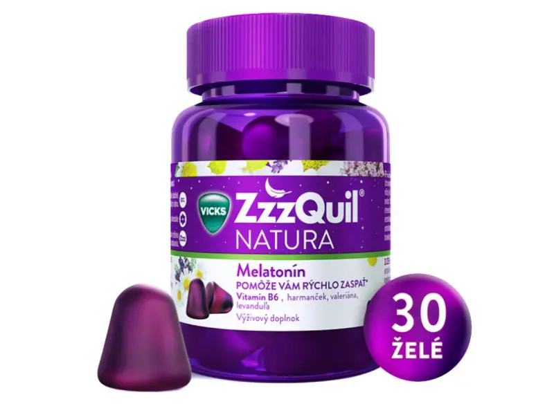 ZzzQuil NATURA želé s príchuťou lesného ovocia 1x30 ks