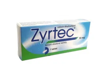 ZYRTEC 10 MG 7 TBL